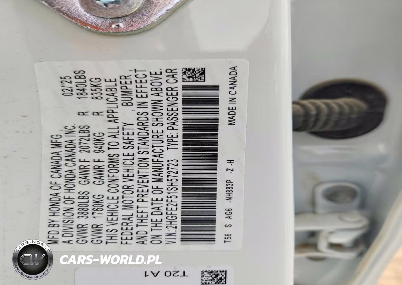 2025 Honda Civic Sport VIN:2HGFE2F51SH572723 - 13