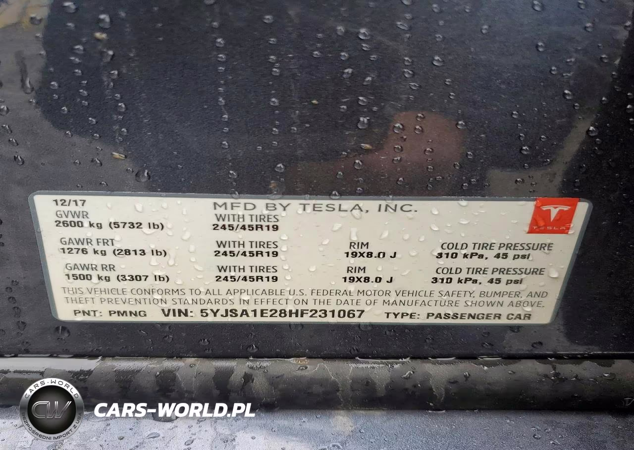 2017 Tesla Model 3 VIN:5YJSA1E28HF231067 - 13