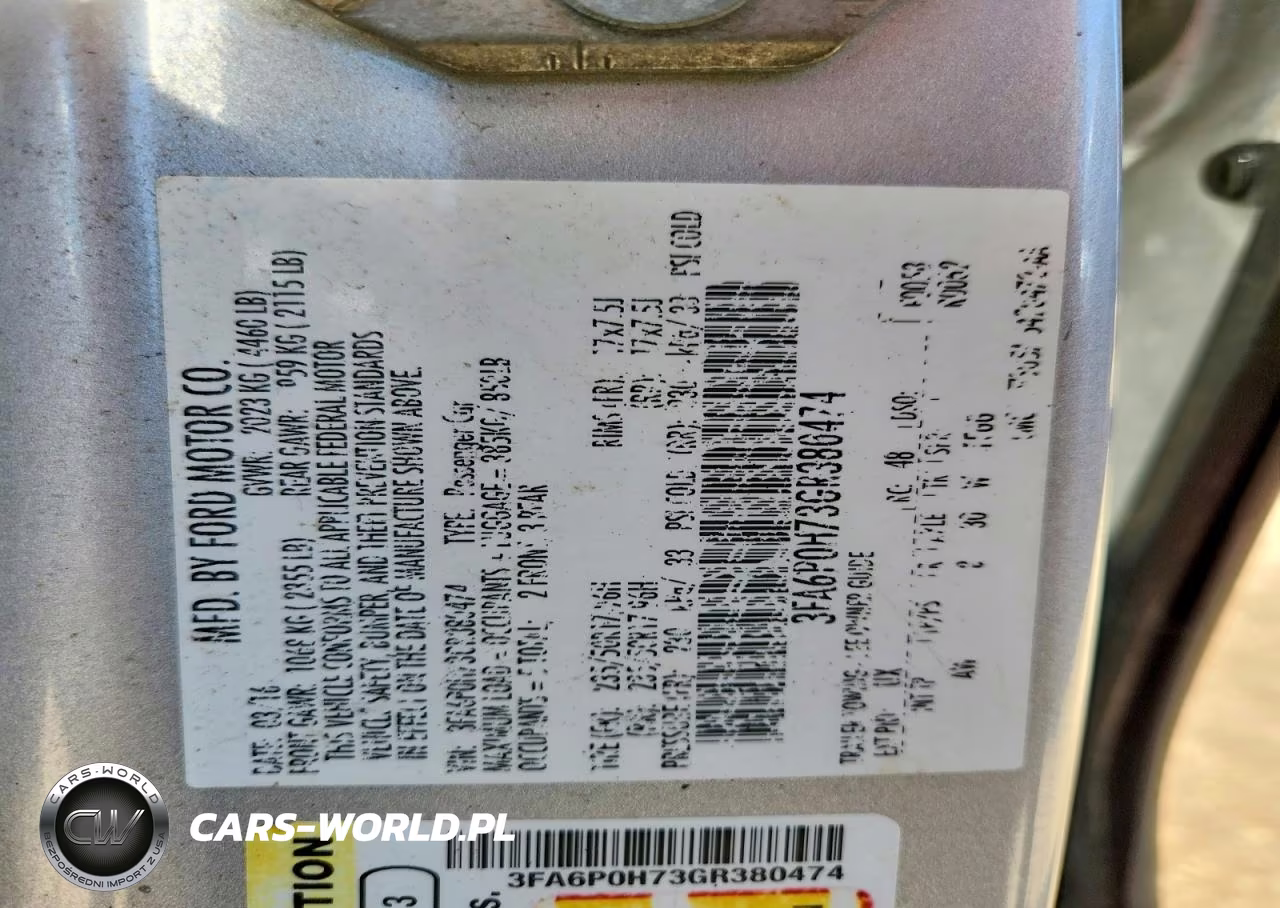 2016 Ford Fusion Se VIN:3FA6P0H73GR380474 - 12