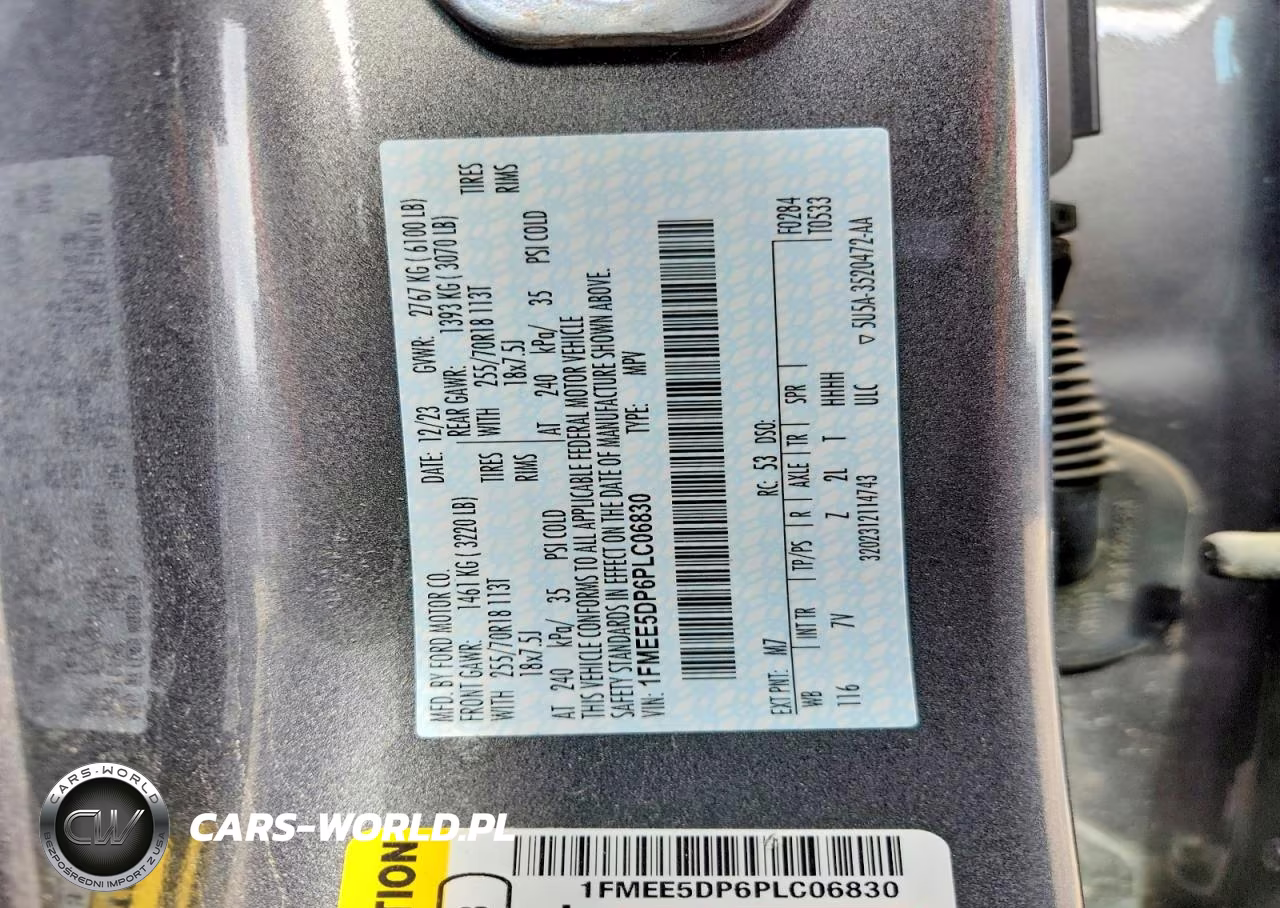 2023 Ford Bronco Base VIN:1FMEE5DP6PLC06830 - 13