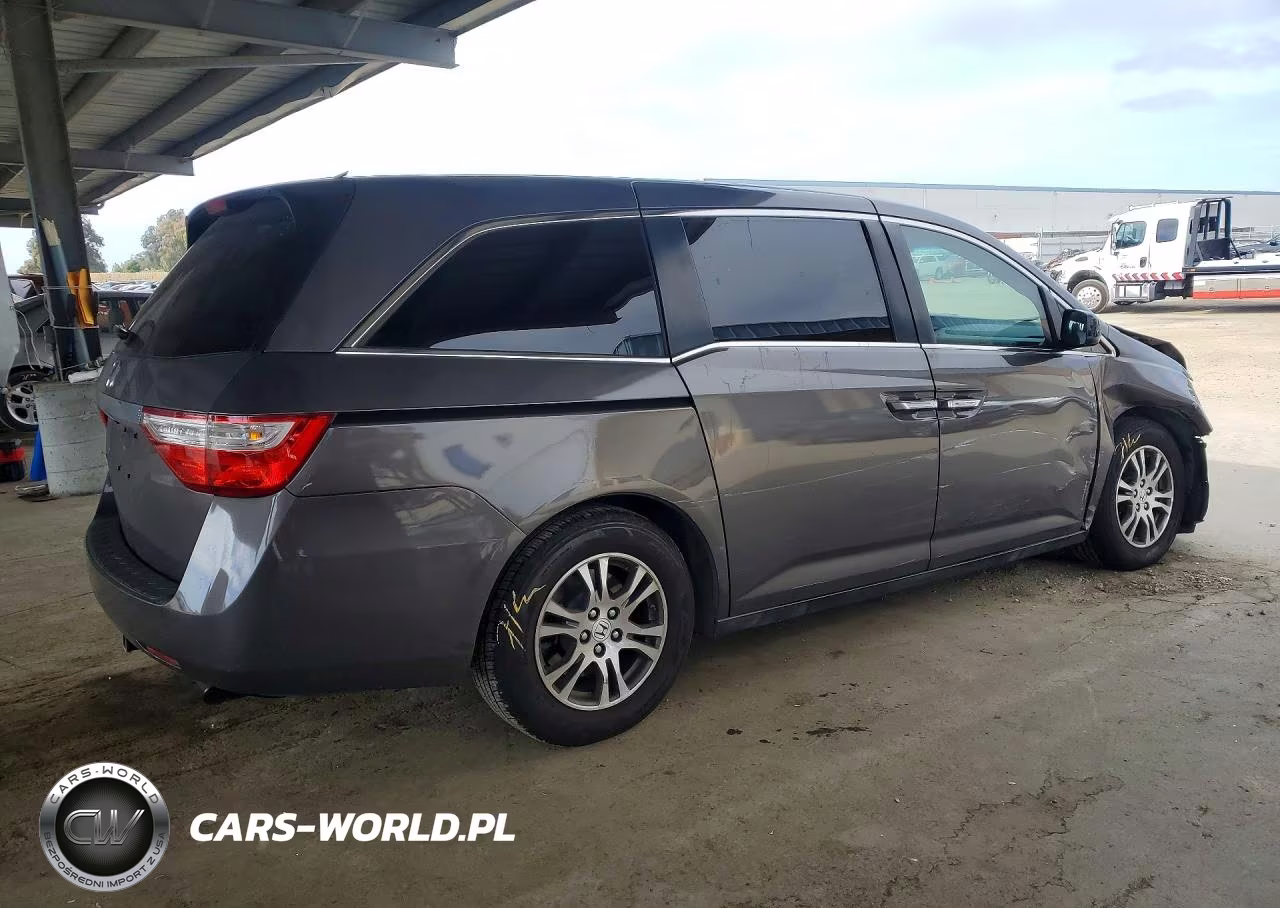2012 Honda Odyssey Exl VIN:5FNRL5H60CB100397 - 3