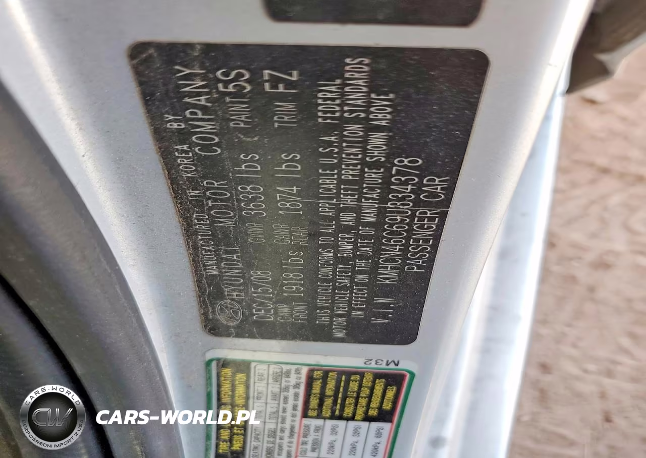2009 Hyundai Accent Gls VIN:KMHCN46C69U334378 - 12