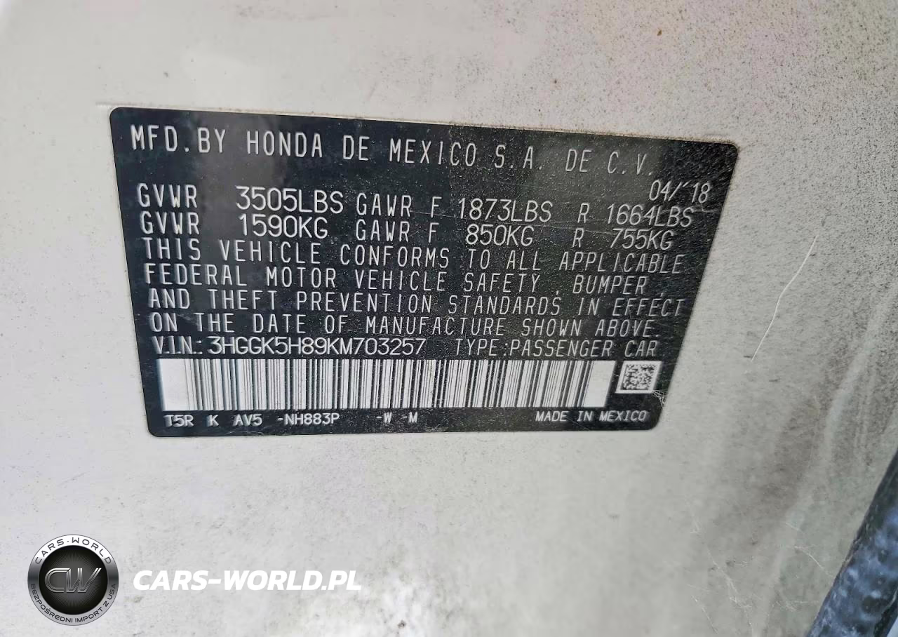 2019 Honda Fit Ex VIN:3HGGK5H89KM703257 - 13