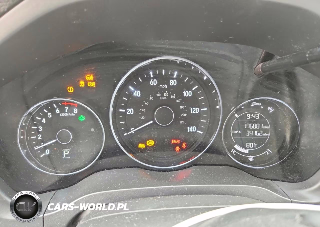 2017 Honda Hr-V Exl VIN:3CZRU5H74HM727154 - 9
