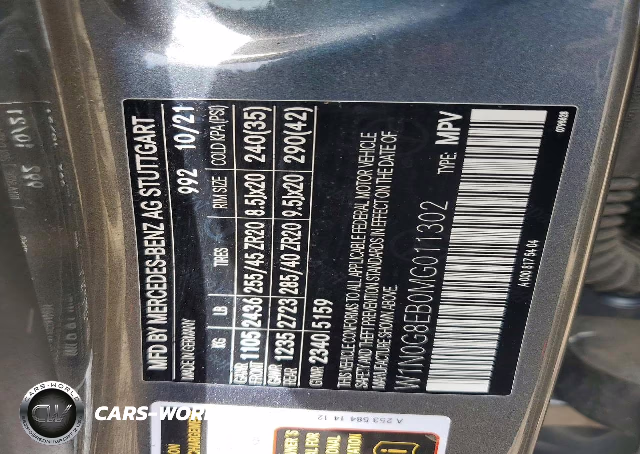2021 Mercedes-Benz Glc 300 4Matic VIN:W1N0G8EB0MG011302 - 13