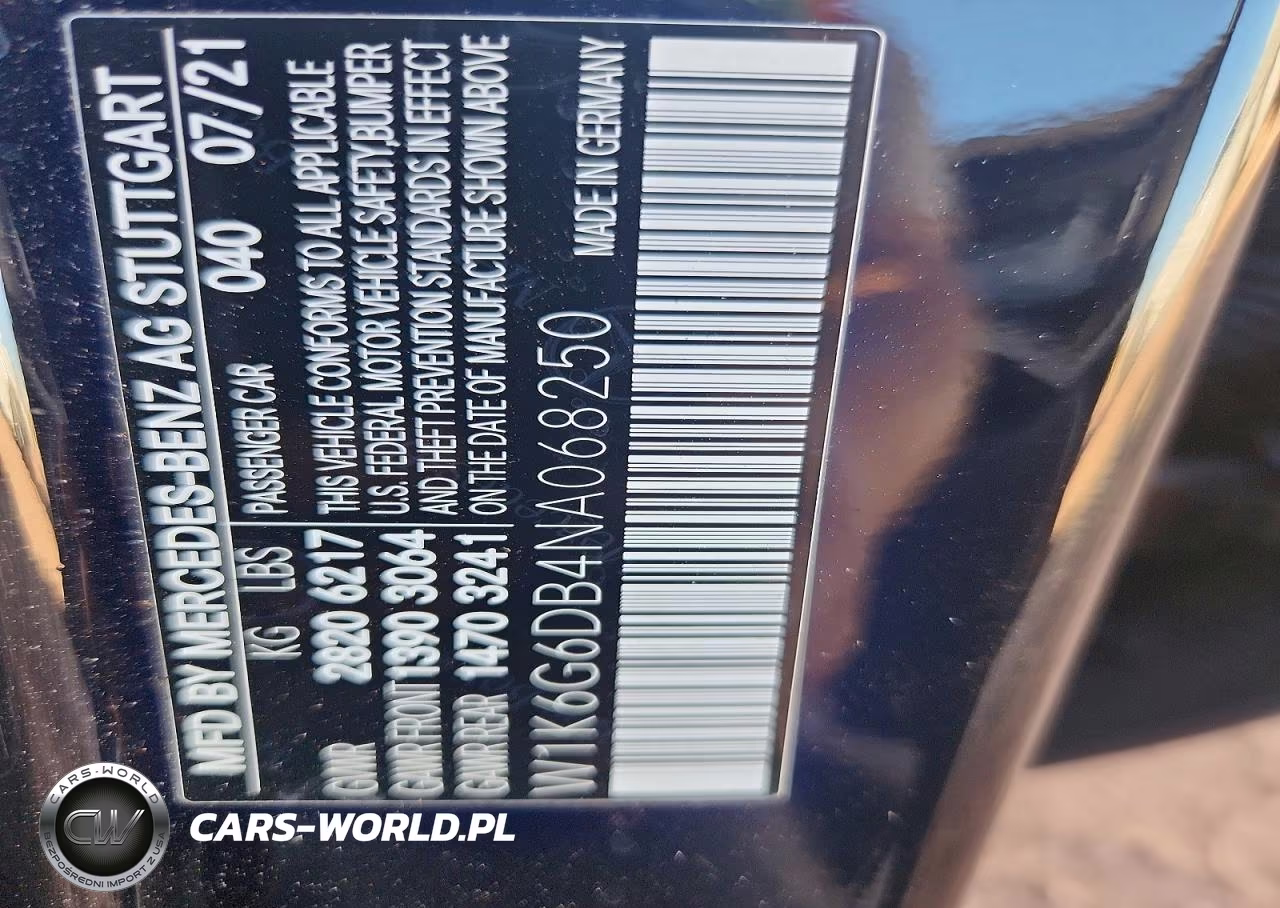 2022 Mercedes-Benz S 500 4Matic VIN:W1K6G6DB4NA068250 - 13