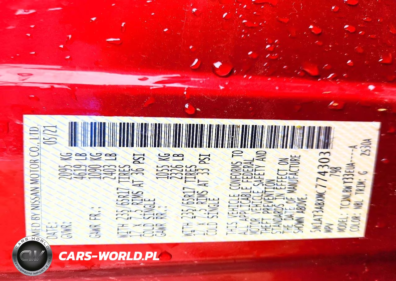 2021 Nissan Rogue S VIN:5N1AT3ABXMC774303 - 14