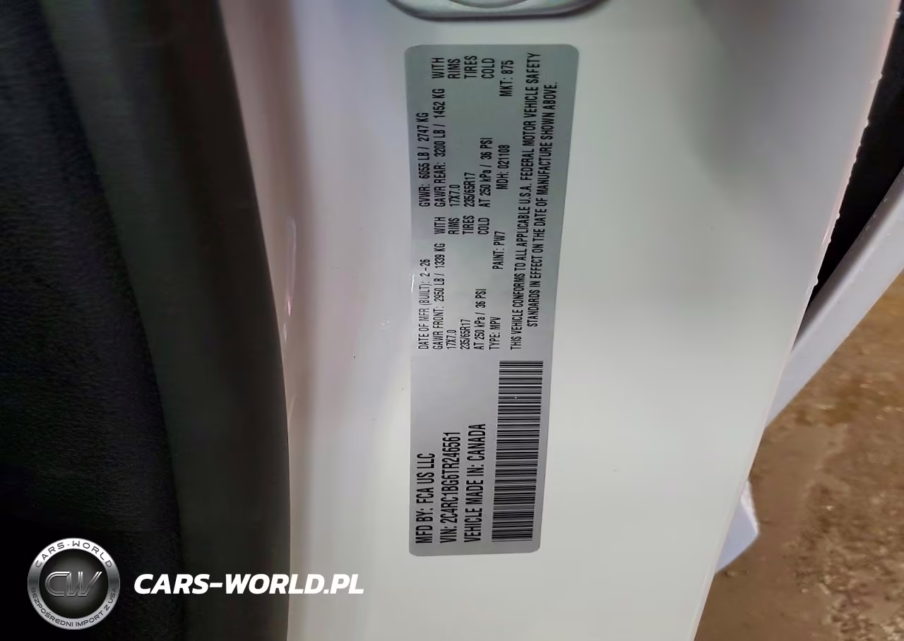 2026 Chrysler Pacifica Select VIN:2C4RC1BG6TR246561 - 13