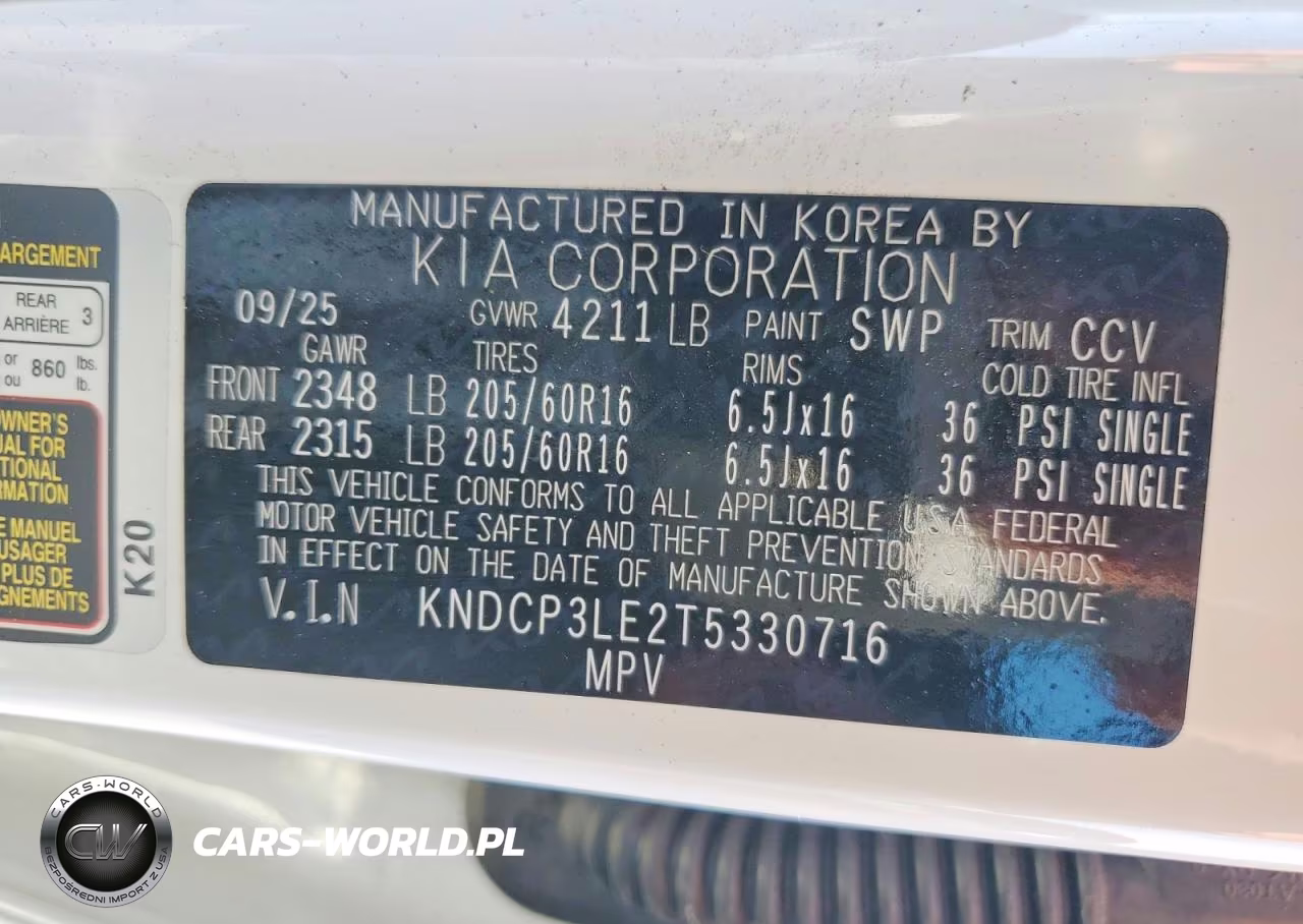 2026 Kia Niro Lx VIN:KNDCP3LE2T5330716 - 13