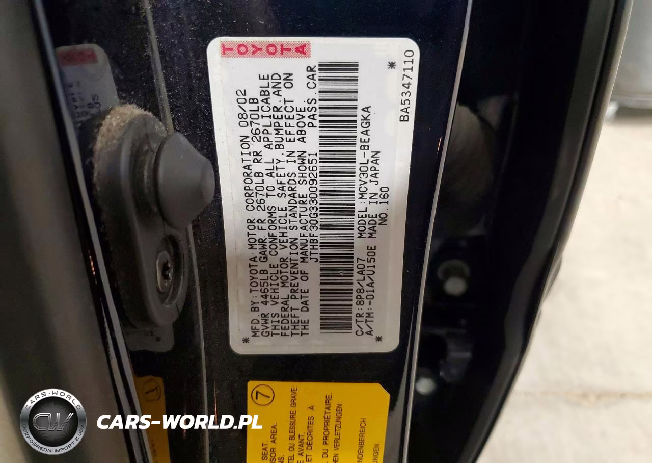 2003 Lexus Es 300 VIN:JTHBF30G330092651 - 12