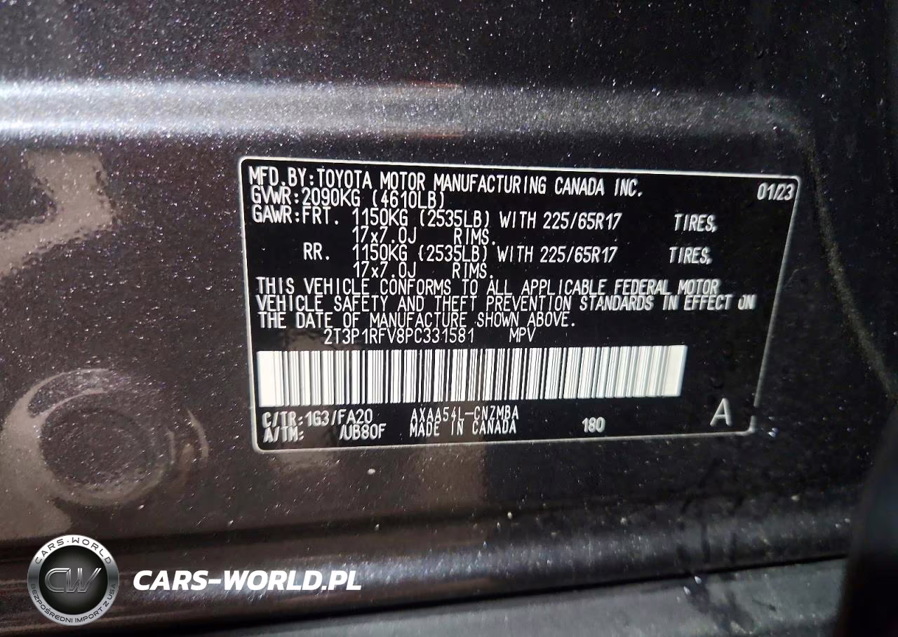 2023 Toyota Rav4 Xle VIN:2T3P1RFV8PC331581 - 14