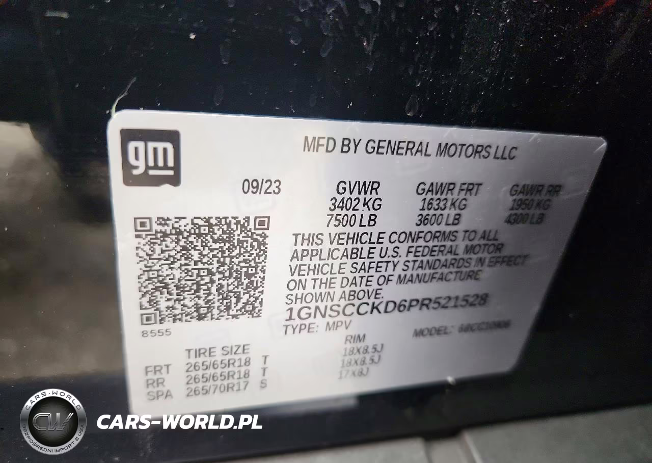 2023 Chevrolet Suburban 2Wd Lt VIN:1GNSCCKD6PR521528 - 12