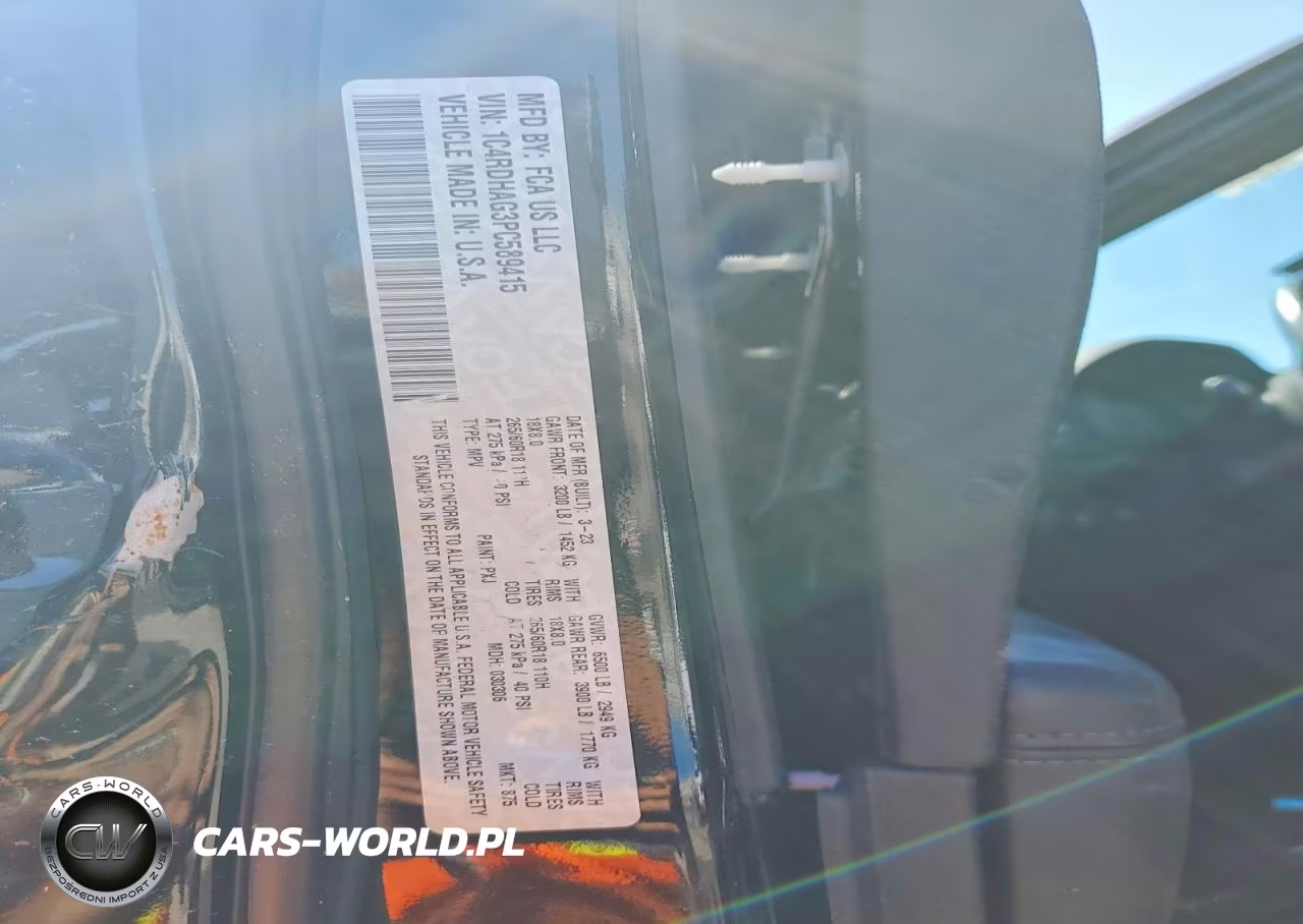 2023 Dodge Durango Sxt VIN:1C4RDHAG3PC589415 - 14