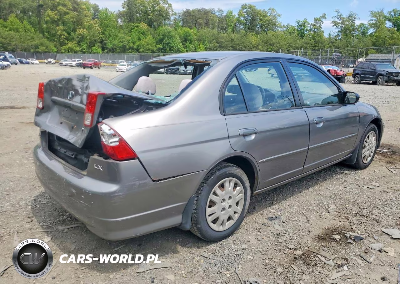 2005 Honda Civic Lx VIN:JHMES16555S006766 - 3