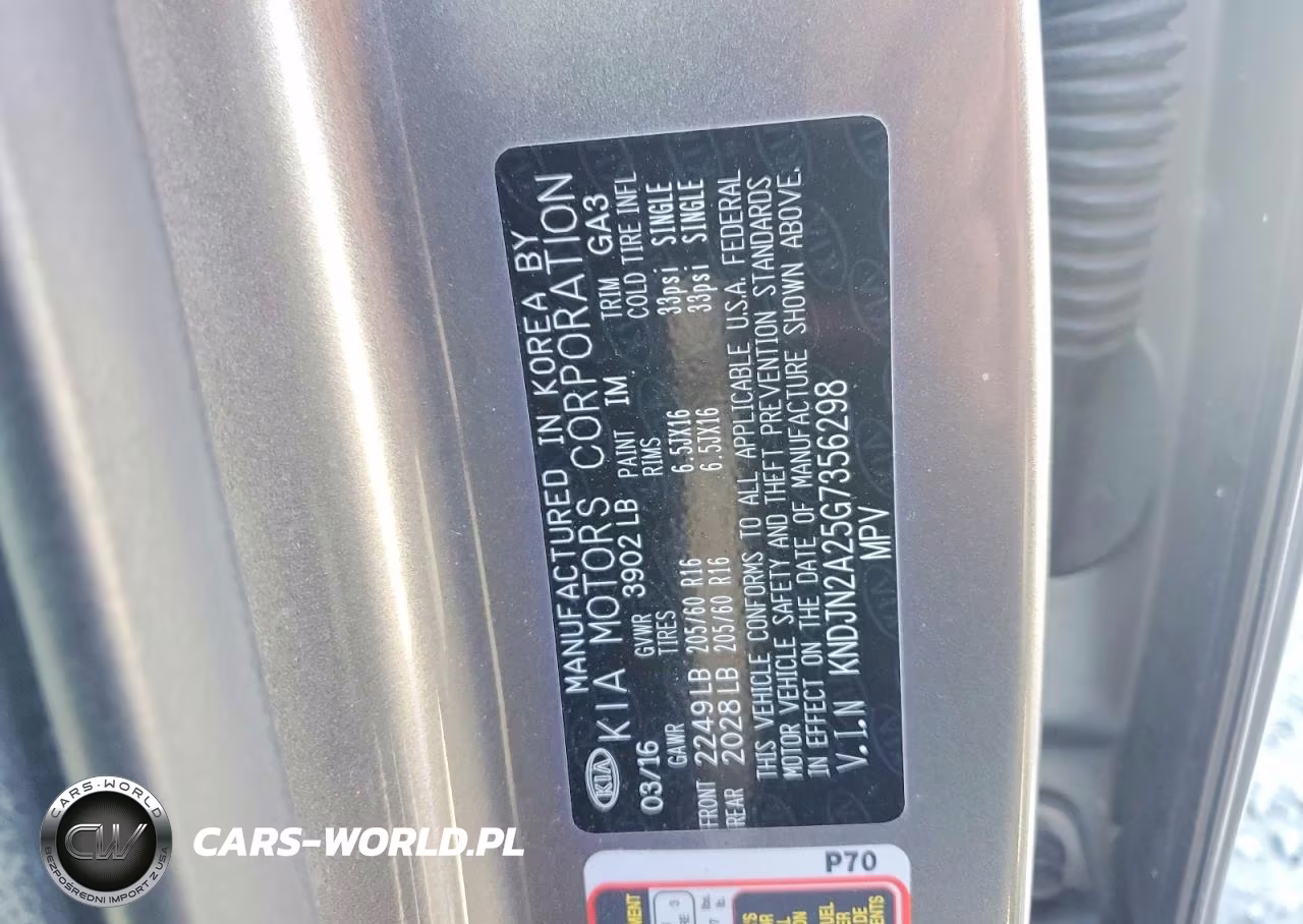2016 Kia Soul Base VIN:KNDJN2A25G7356298 - 12