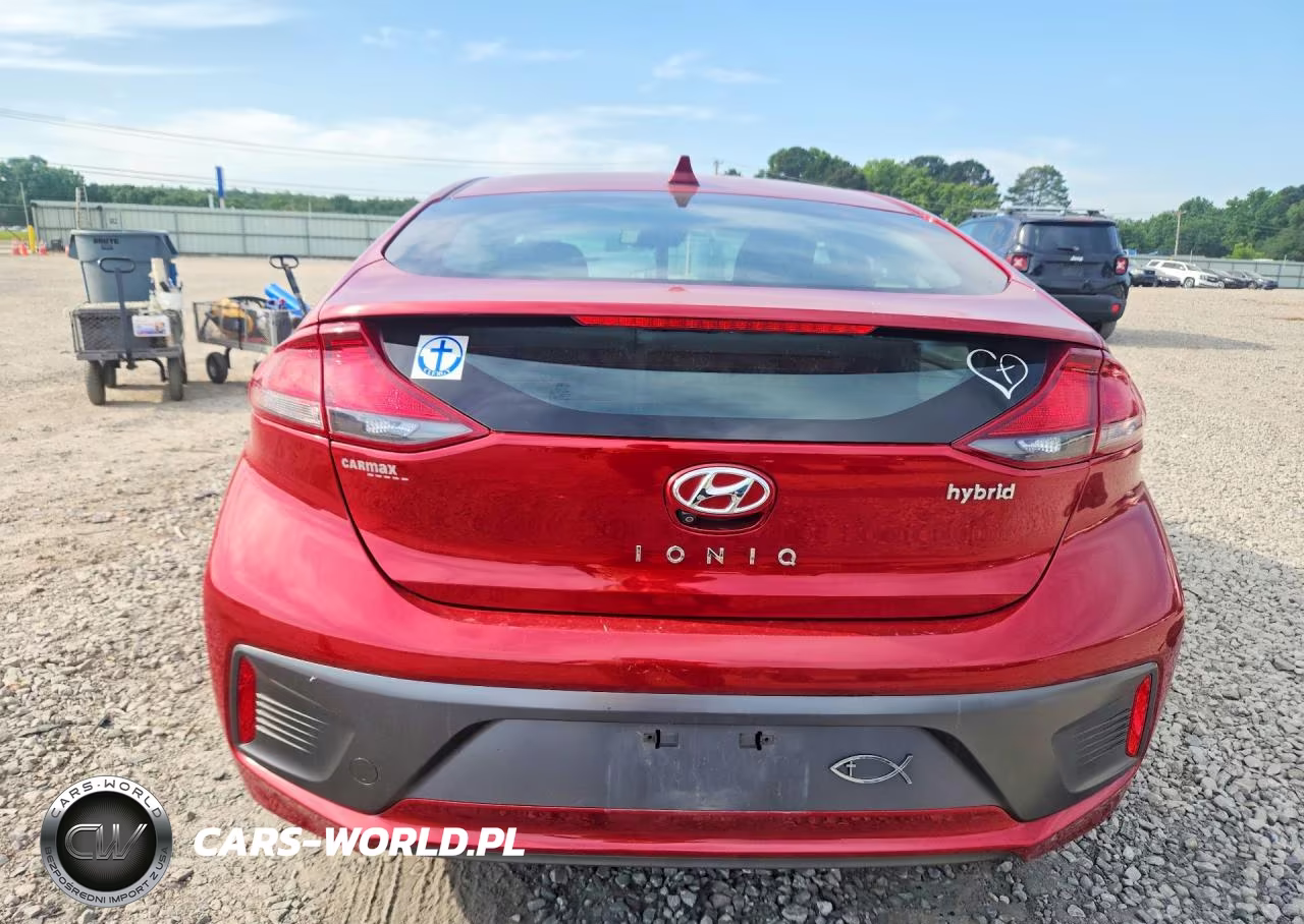2021 Hyundai Ioniq Hybrid Blue VIN:KMHC75LC7MU257923 - 6
