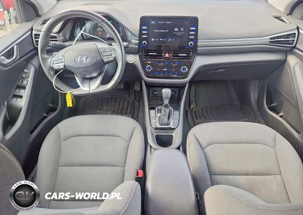 2021 Hyundai Ioniq Hybrid Blue VIN:KMHC75LC7MU257923 - 8