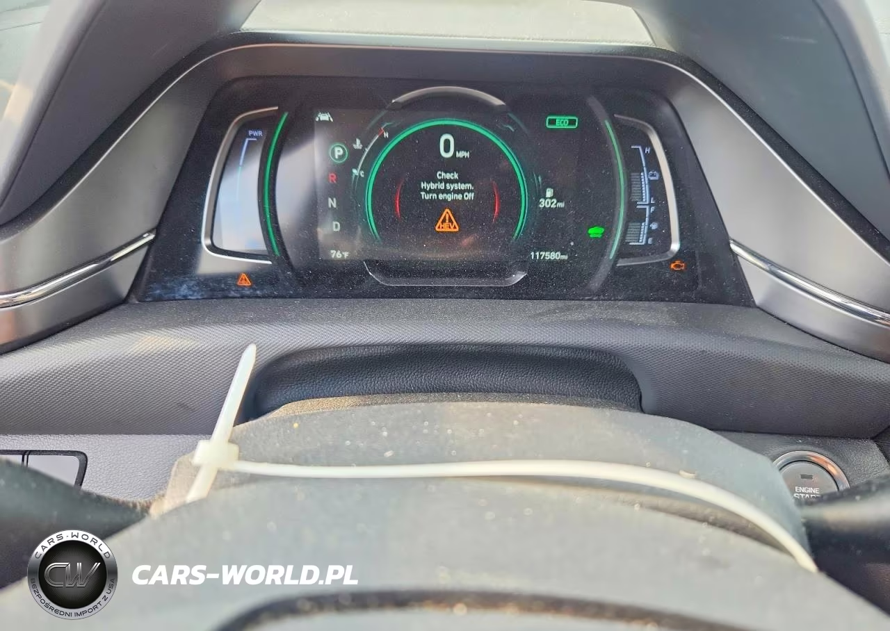 2021 Hyundai Ioniq Hybrid Blue VIN:KMHC75LC7MU257923 - 9