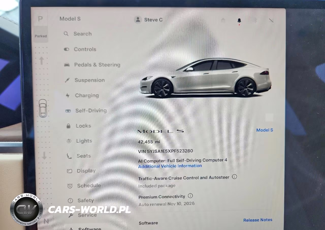 2023 Tesla Model S VIN:5YJSA1E5XPF523280 - 9