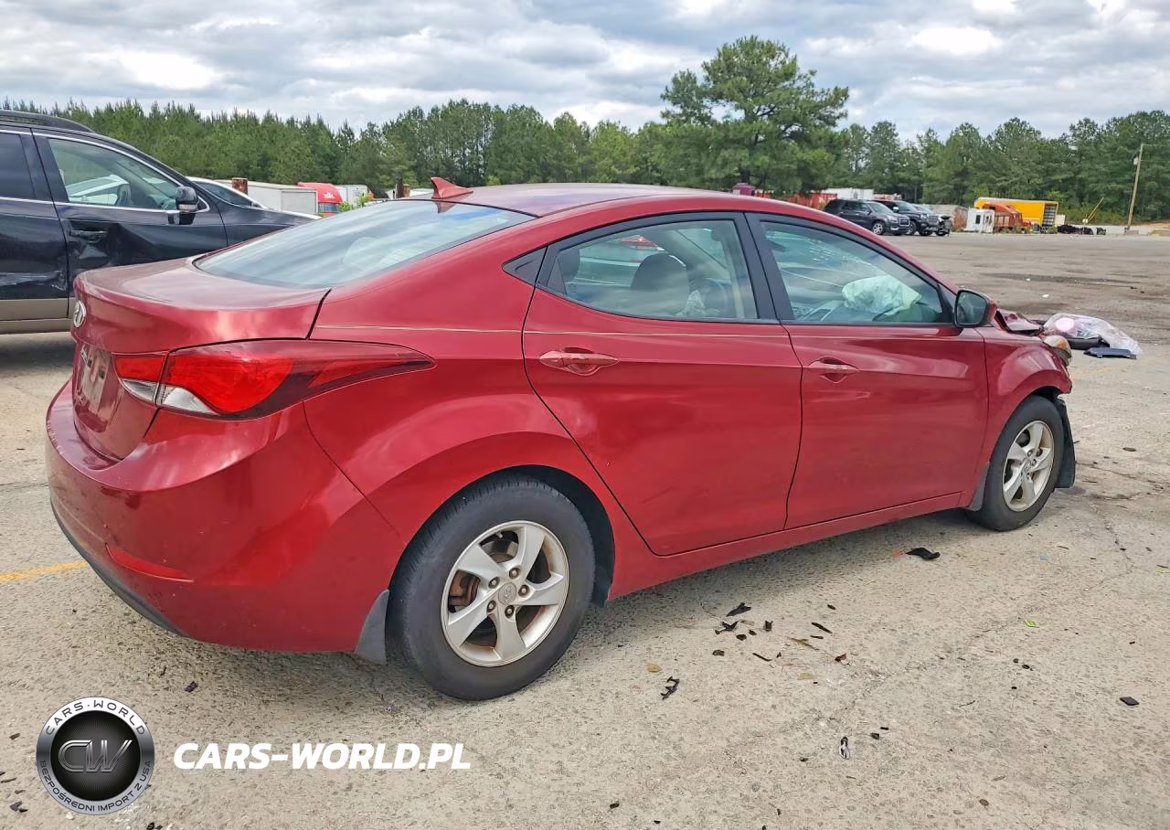 2014 Hyundai Elantra Se VIN:5NPDH4AE2EH469743 - 3