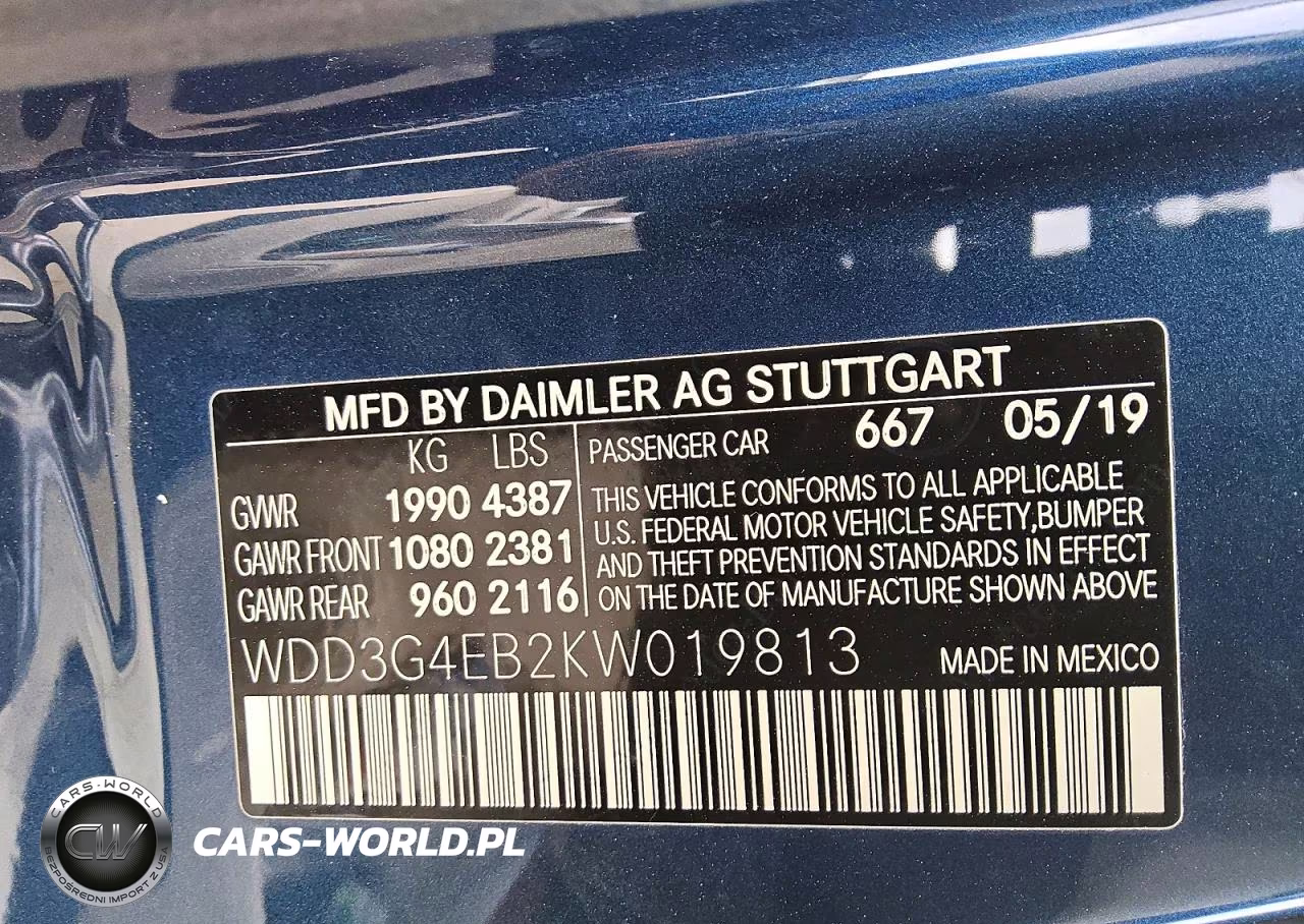 2019 Mercedes-Benz A 220 VIN:WDD3G4EB2KW019813 - 12