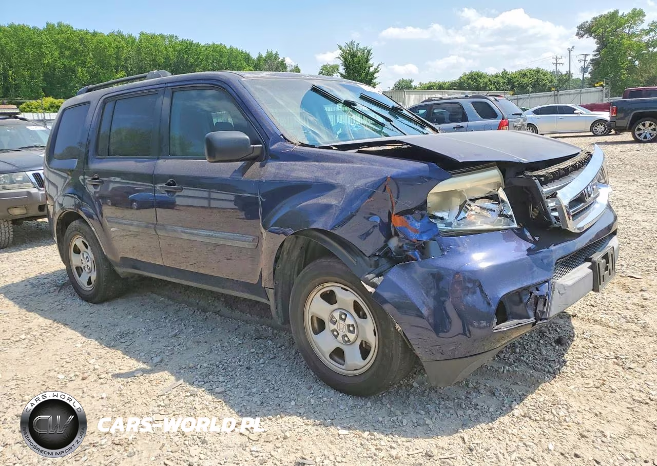 2014 Honda Pilot Lx VIN:5FNYF4H21EB038439 - 4