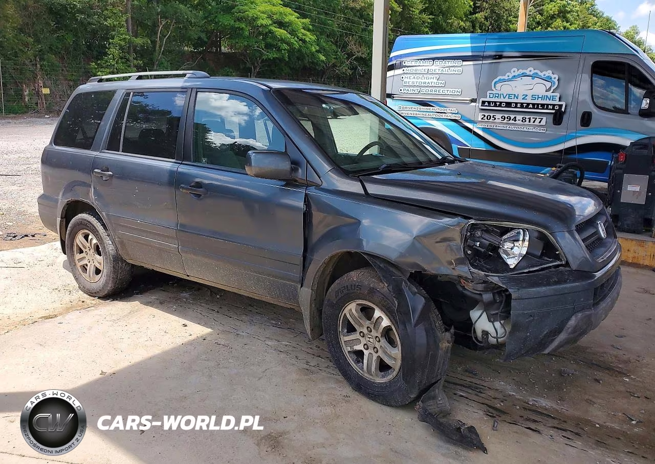 2003 Honda Pilot Ex VIN:2HKYF18413H537787 - 4