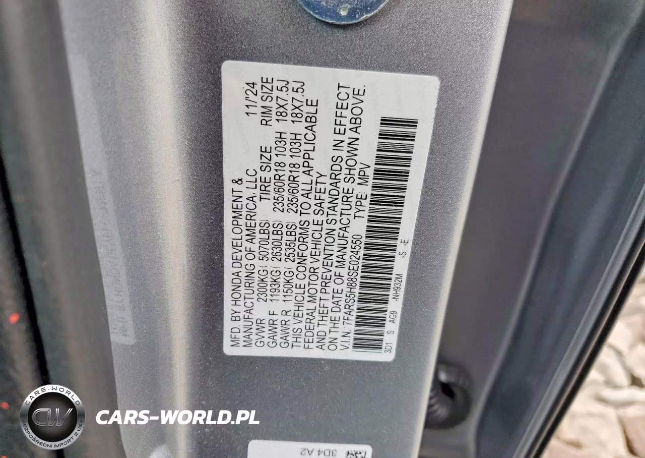 2025 Honda Cr-V Sport-L VIN:7FARS5H88SE024550 - 12