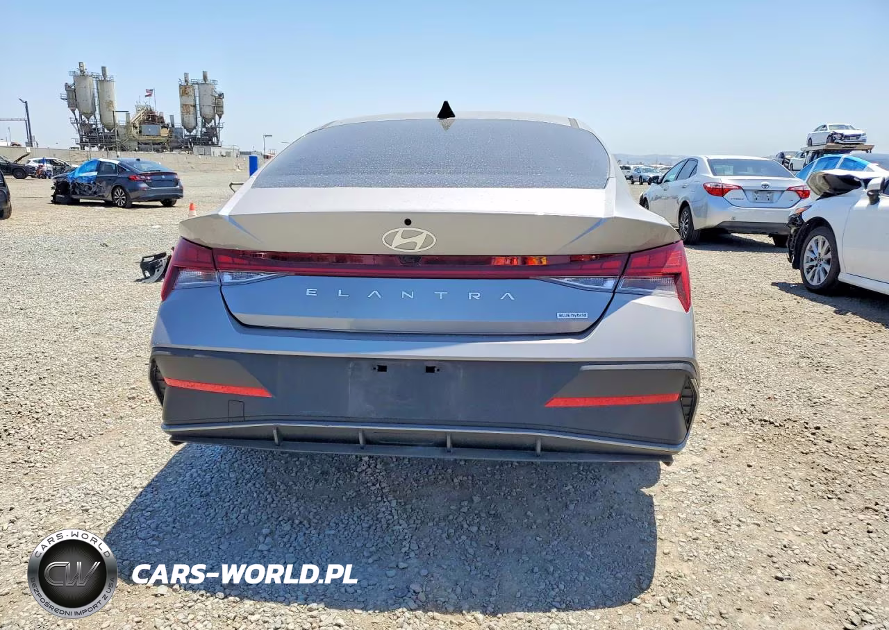 2025 Hyundai Elantra Hybrid Blue VIN:KMHLM4DJ5SU167828 - 6