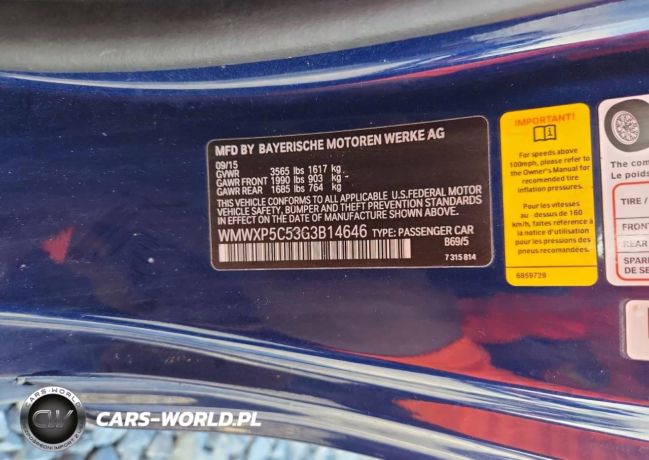 2016 Mini Cooper VIN:WMWXP5C53G3B14646 - 12