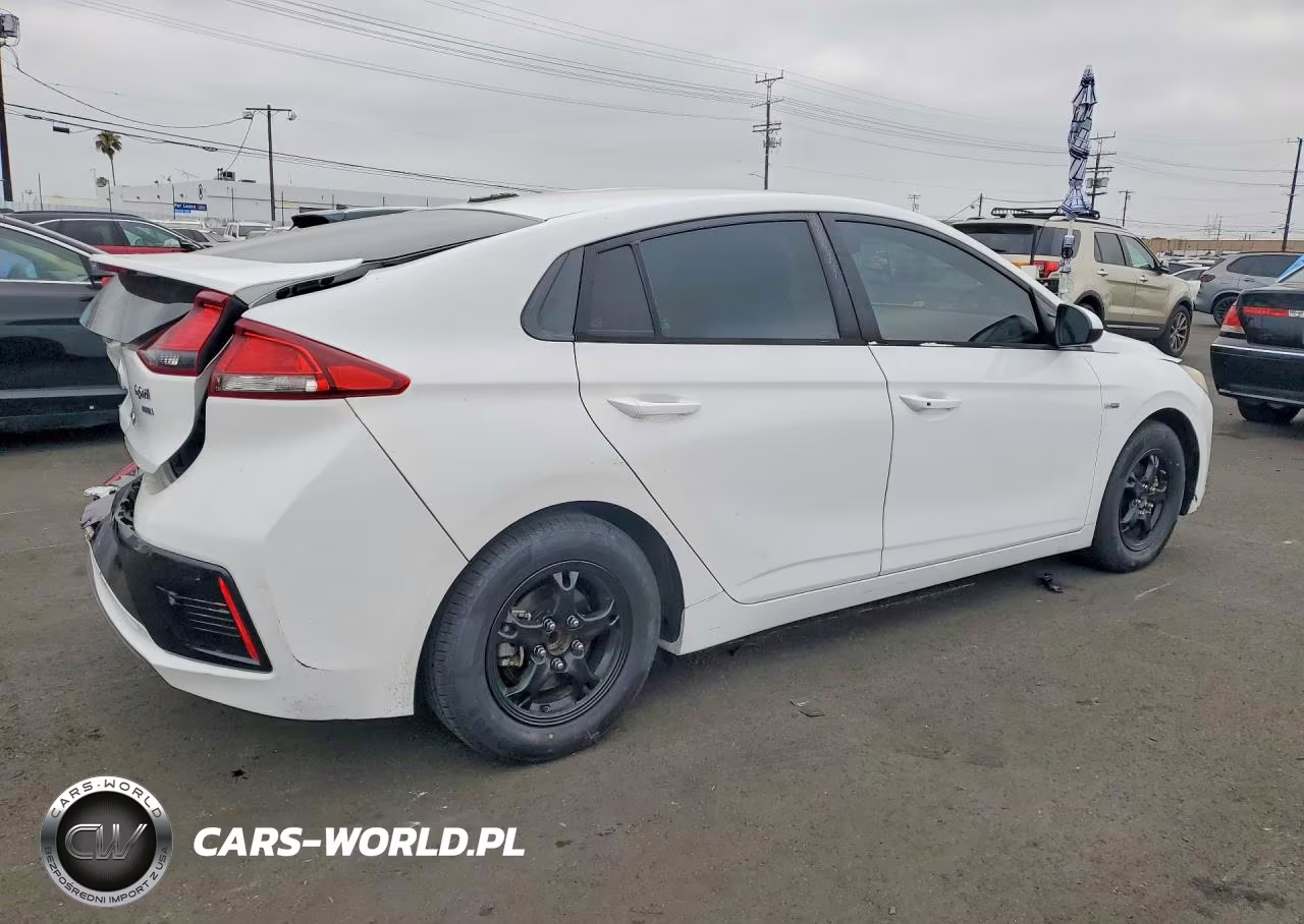 2017 Hyundai Ioniq Blue VIN:KMHC65LC5HU030884 - 3