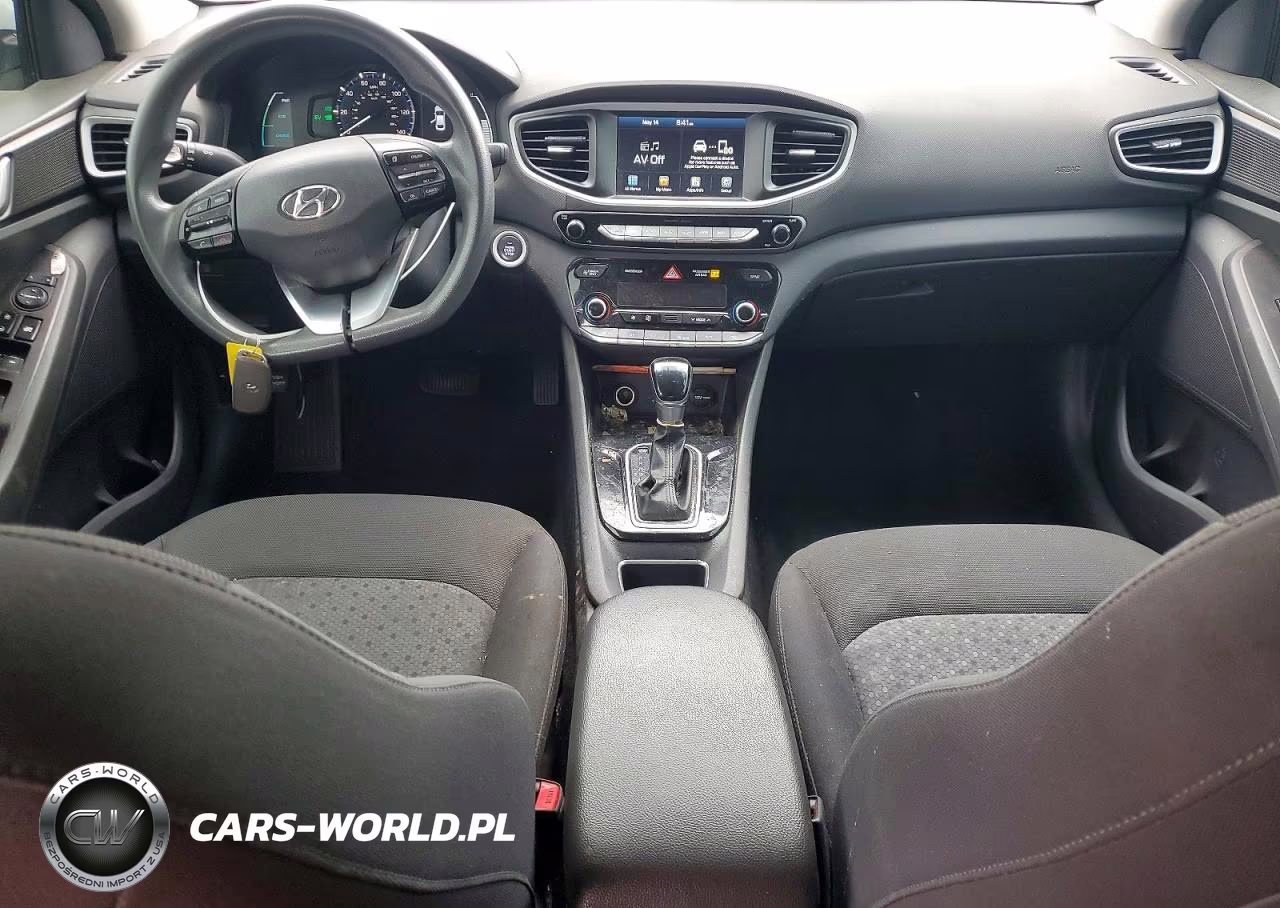 2017 Hyundai Ioniq Blue VIN:KMHC65LC5HU030884 - 8