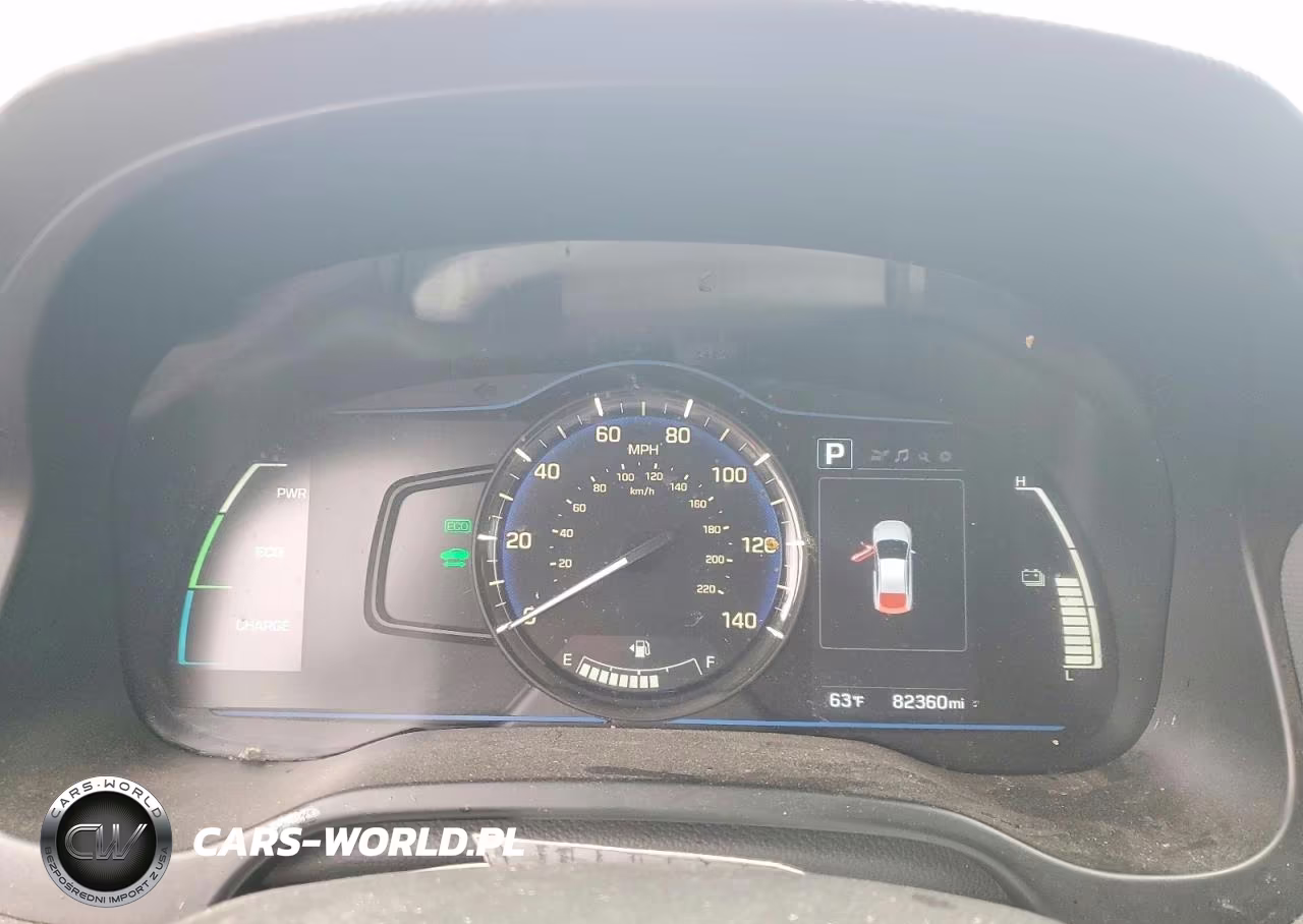 2017 Hyundai Ioniq Blue VIN:KMHC65LC5HU030884 - 9