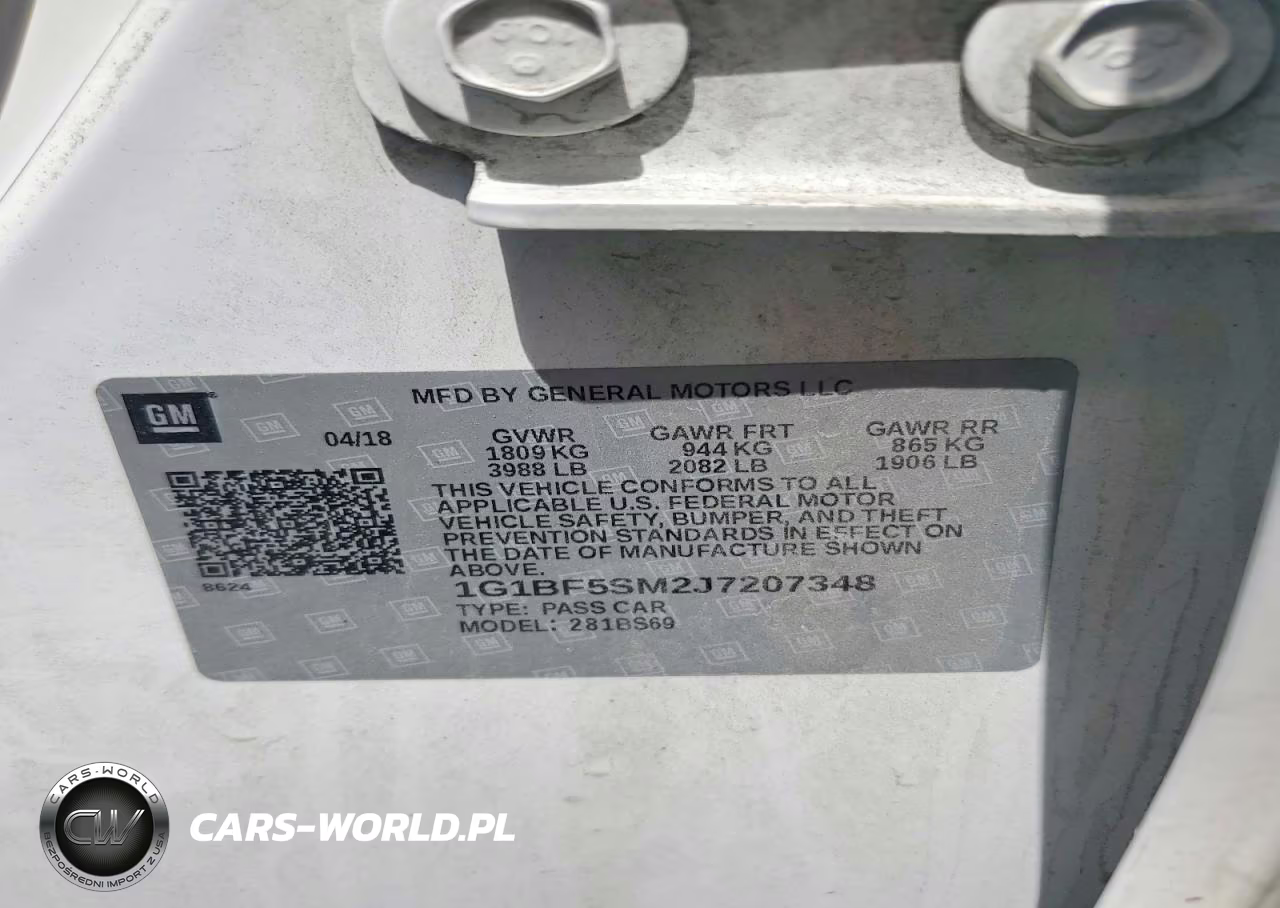 2018 Chevrolet Cruze Premier VIN:1G1BF5SM2J7207348 - 12