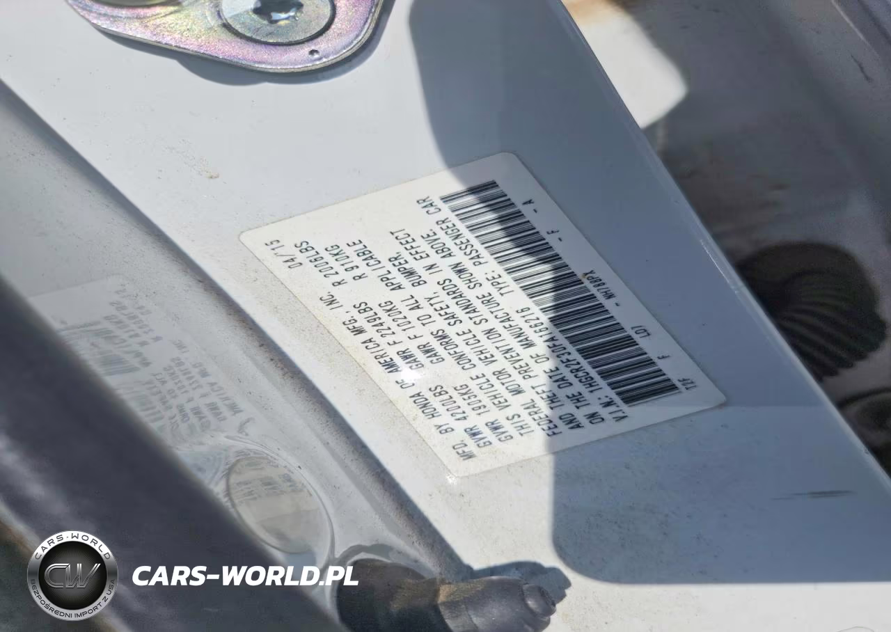 2015 Honda Accord Lx VIN:1HGCR2F30FA166216 - 12