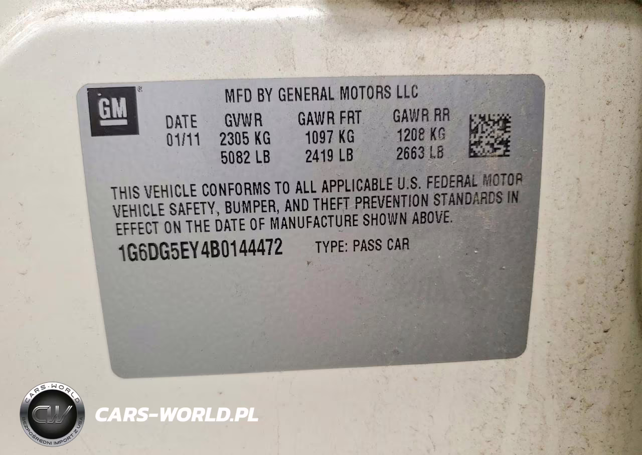 2011 Cadillac Cts Luxury Collection VIN:1G6DG5EY4B0144472 - 13