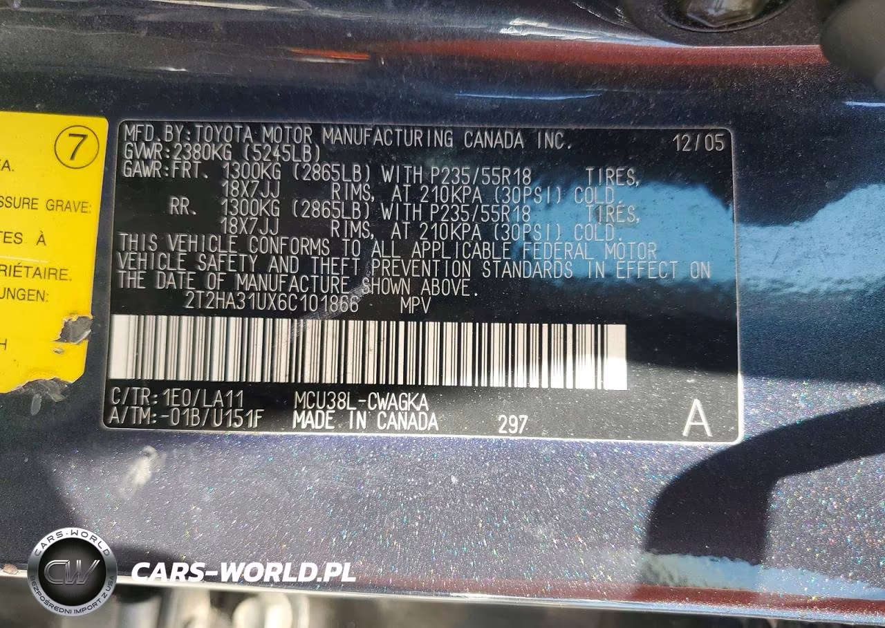 2006 Lexus Rx 330 VIN:2T2HA31UX6C101866 - 13