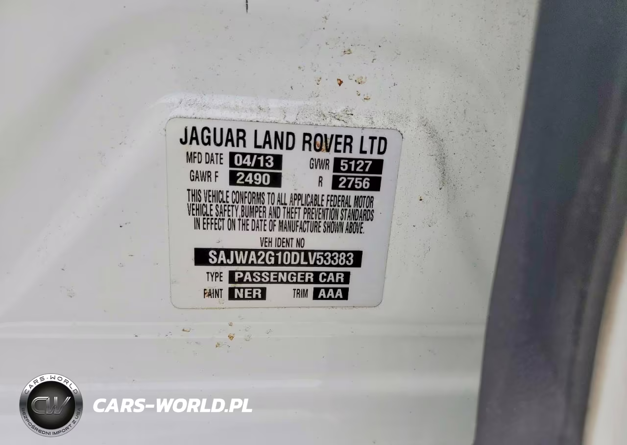 2013 Jaguar Xjl Portfolio VIN:SAJWA2G10DLV53383 - 12