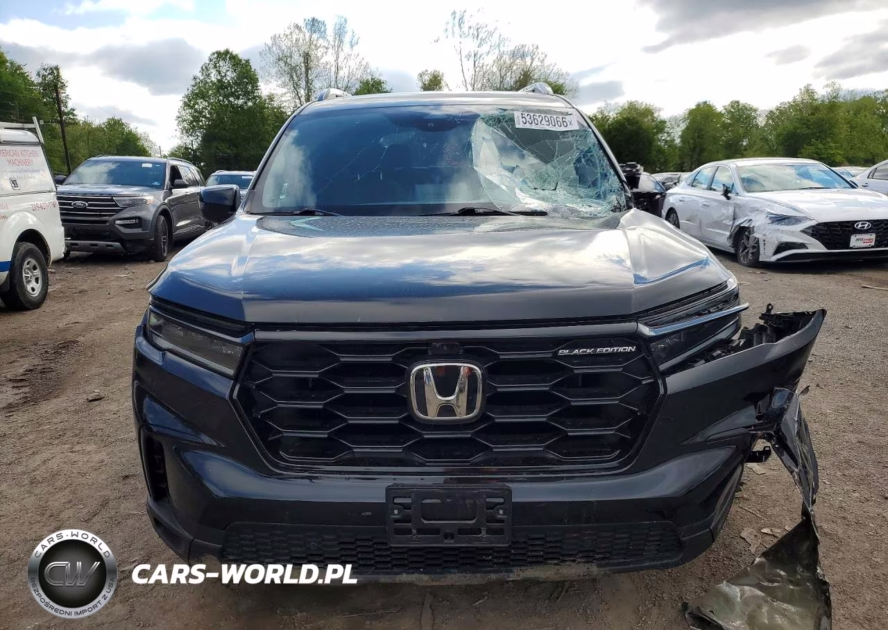 2025 Honda Pilot Black VIN:5FNYG1H94SB121724 - 5