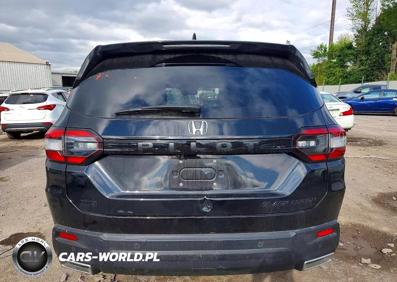 2025 Honda Pilot Black VIN:5FNYG1H94SB121724 - 6