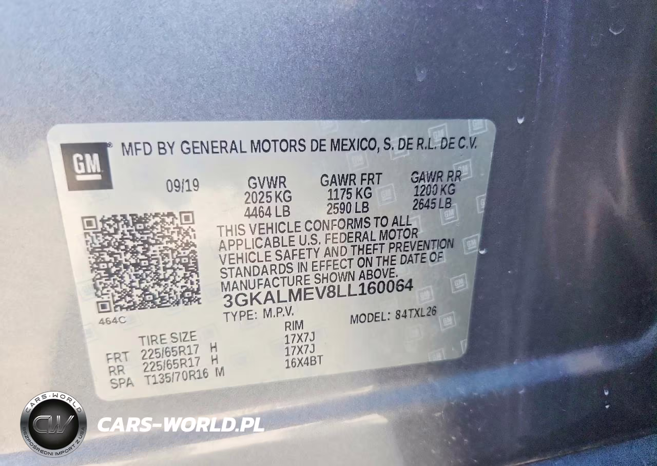 2020 GMC Terrain Sle VIN:3GKALMEV8LL160064 - 13