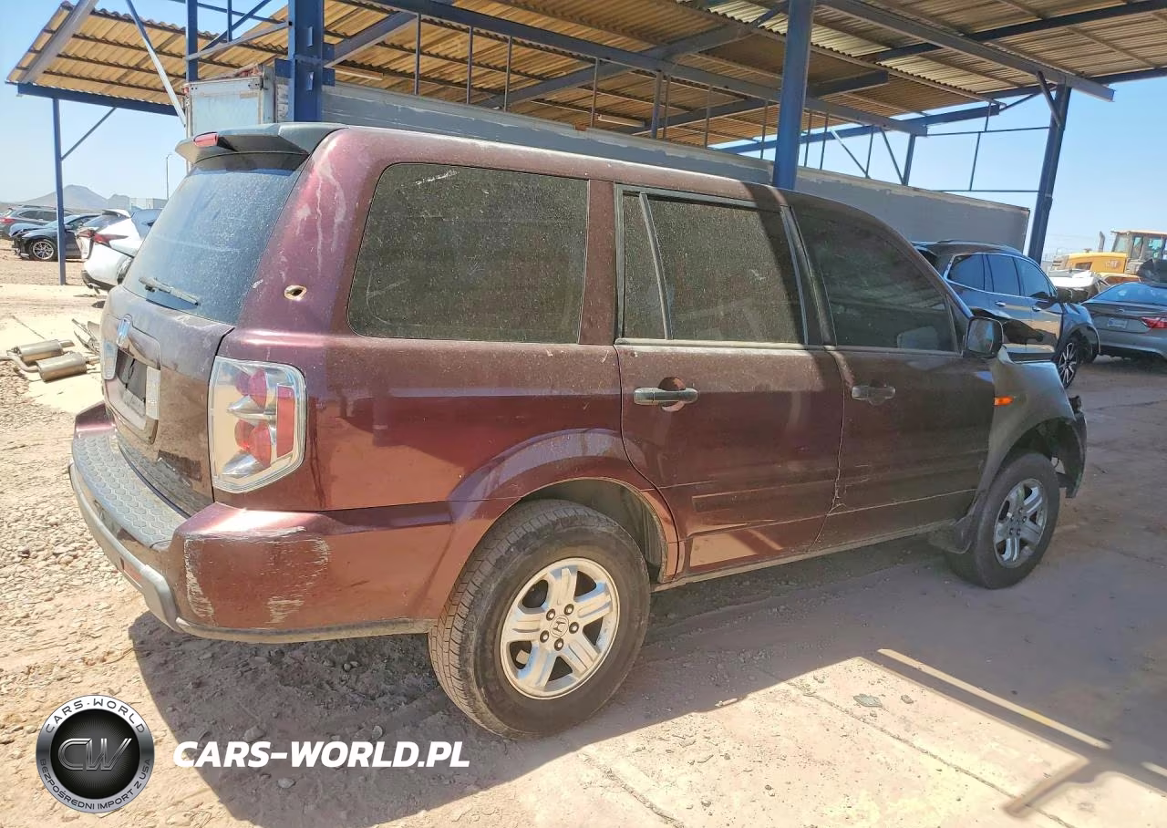 2007 Honda Pilot Lx VIN:5FNYF28137B036786 - 3