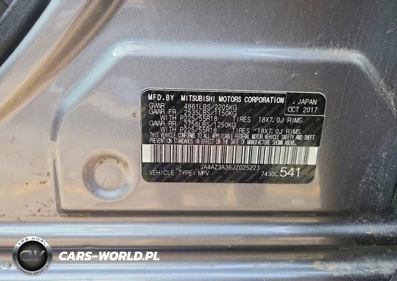 2018 Mitsubishi Outlander Se VIN:JA4AZ3A36JZ025223 - 12