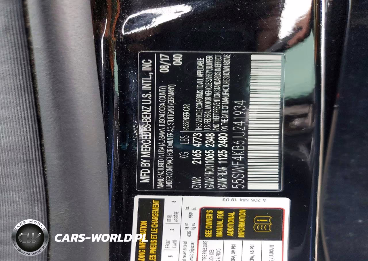 2018 Mercedes-Benz C 300 4Matic VIN:55SWF4KB6JU241934 - 13