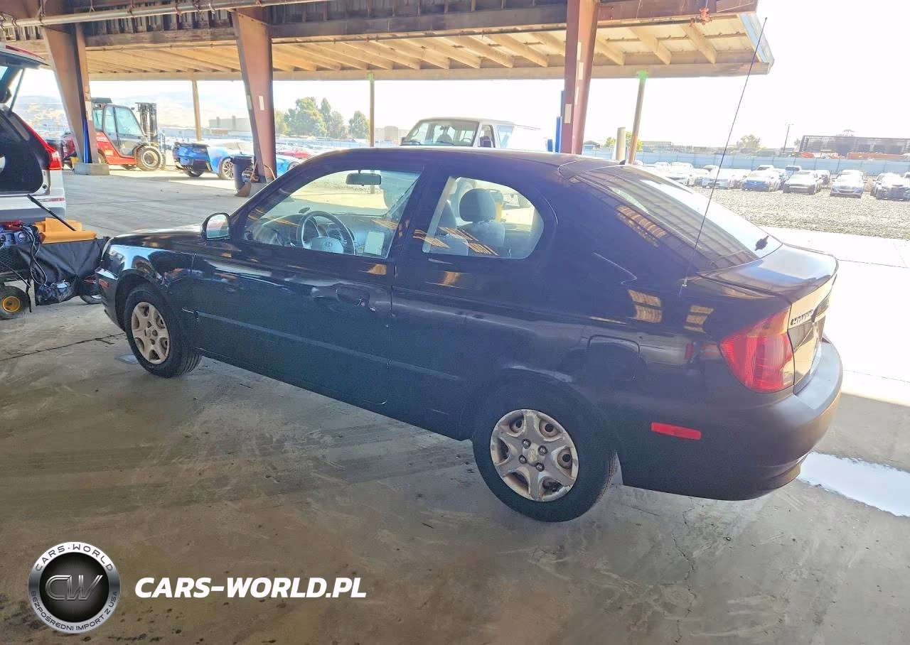2005 Hyundai Accent Gs VIN:KMHCG35C45U324285 - 2