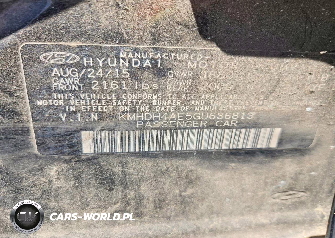2016 Hyundai Elantra Se VIN:KMHDH4AE5GU636813 - 12