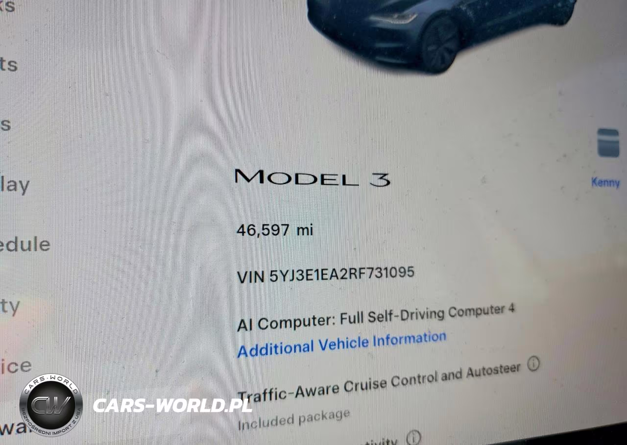 2024 Tesla Model 3 VIN:5YJ3E1EA2RF731095 - 9