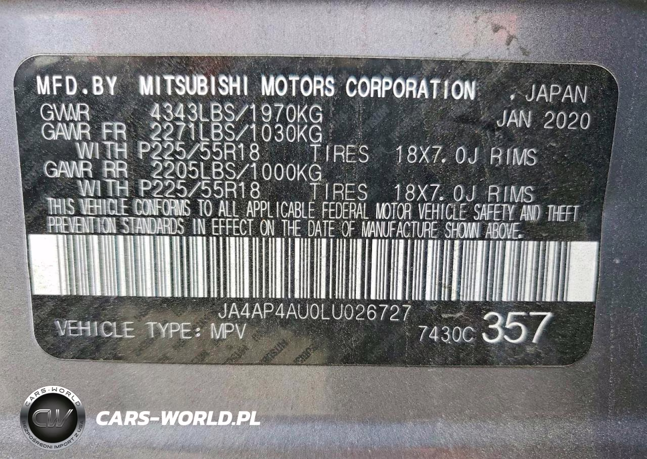 2020 Mitsubishi Outlander Sport Se VIN:JA4AP4AU0LU026727 - 13