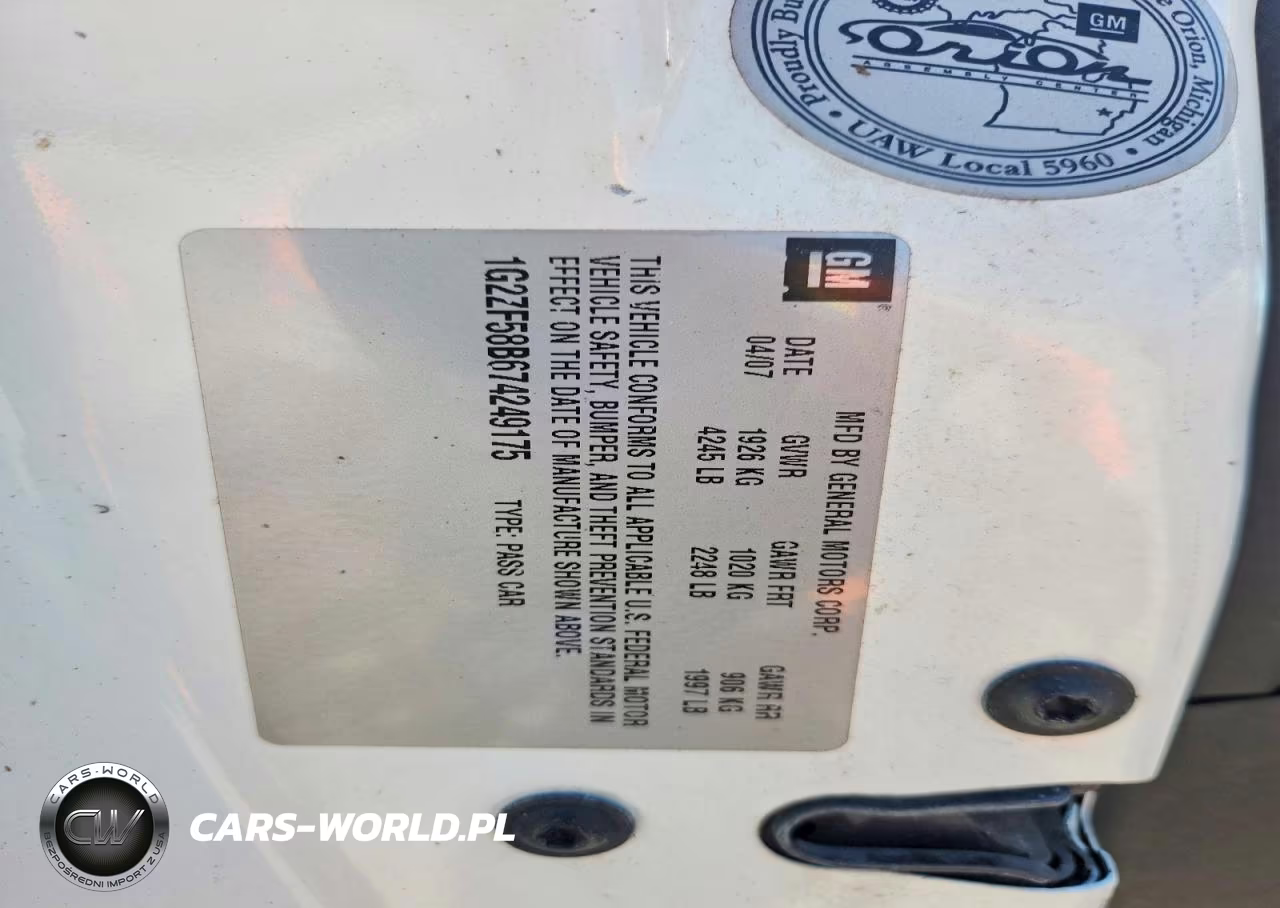 2007 Pontiac G6 Value Leader VIN:1G2ZF58B674249175 - 12