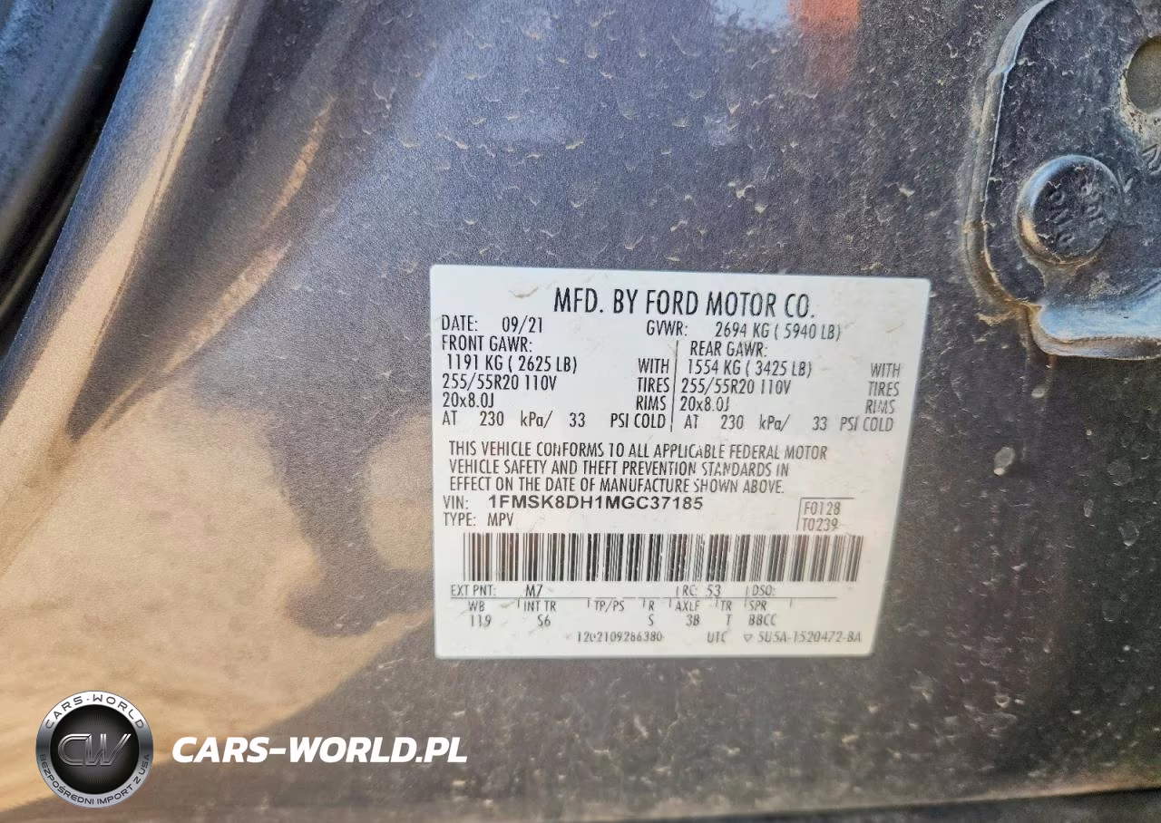 2021 Ford Explorer Xlt VIN:1FMSK8DH1MGC37185 - 13